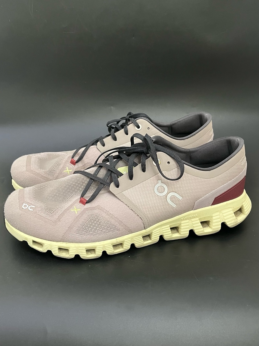 On Running Cloud X 3 60.98099 Running Shoes Fog/Hay Athletic Sneakers Mens 11.5